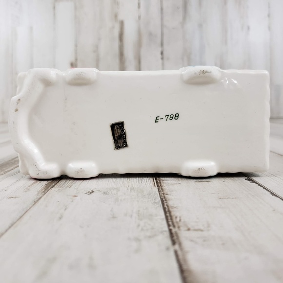 Vintage Inarco Japan Planter Baby Ceramic Train - Picture 7 of 7